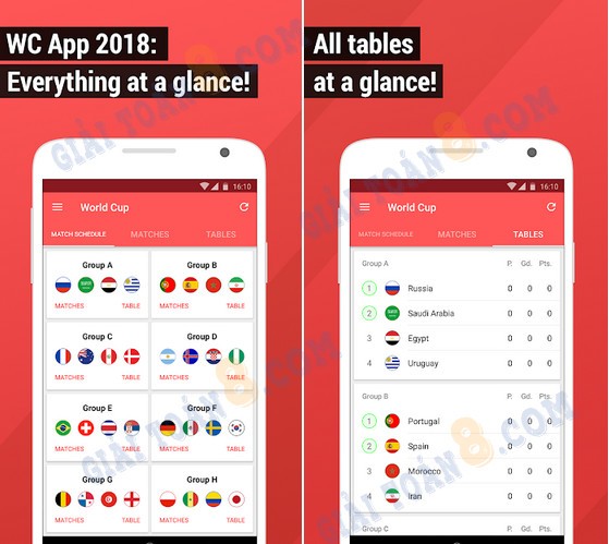 tai World Cup App 2018