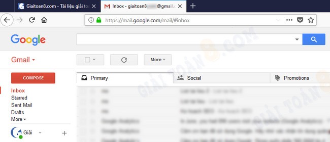 dang nhap gmail