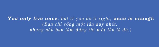danh ngon cuoc song tieng anh