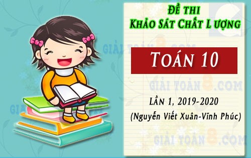 de khao sat toan 10 lan 1 truong nguyen viet xuan vinh phuc nam 2019 2020