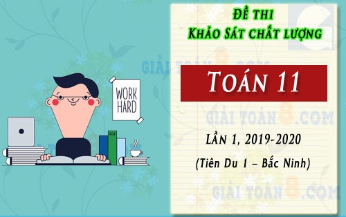 de khao sat toan 11 lan 1 truong tien du 1 bac ninh nam 2019 2020
