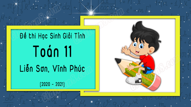 de thi hoc sinh gioi truong toan 11 lien son vinh phuc nam 2020-2021