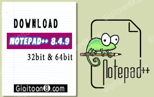 Download Notepad++ 8.4.9