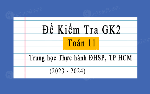 Đề kiểm tra GK2 Toán 11 năm 2023-2024 trường Trung học Thực hành ĐHSP, TP HCM